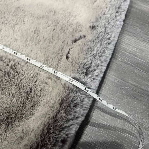 Brigette Bailey Faux Fur Vest SZ M Gray Super Soft! - Picture 10 of 10